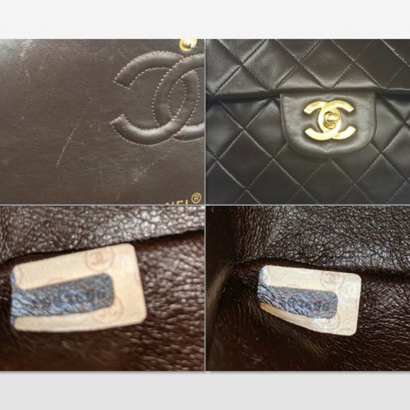 ❗️Sold❗️ Chanel Lambskin Double Flap Brown - Picture 8 of 10